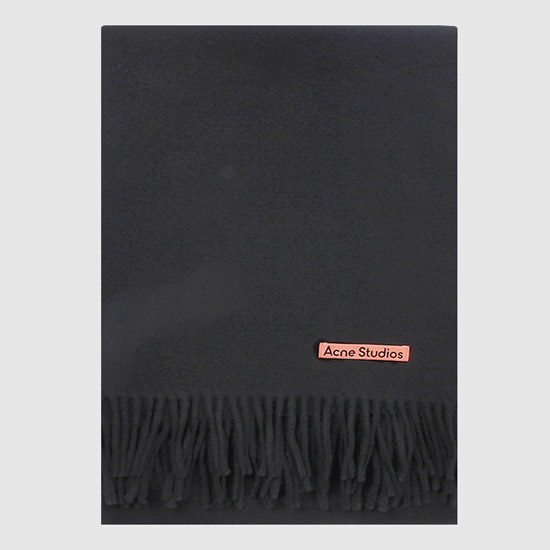 아크네 캐나다 울 머플러 CA0209 900 BLACK