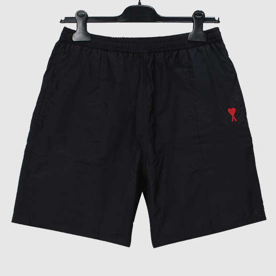 아미 스몰 하트 로고 스윔 팬츠 HBW003 PA0004 001 BLACK
