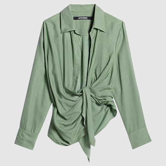 자크뮈스 LA CHEMISE BAHIA 셔츠 213SH002 1020 560 KHAKI