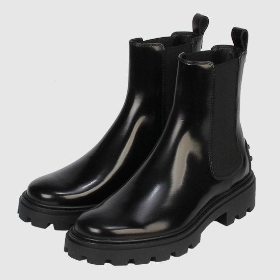 ํ ์ฆ Women's ์ฒผ์ Boots XXW08J0GF90AKT B999 BLACK
