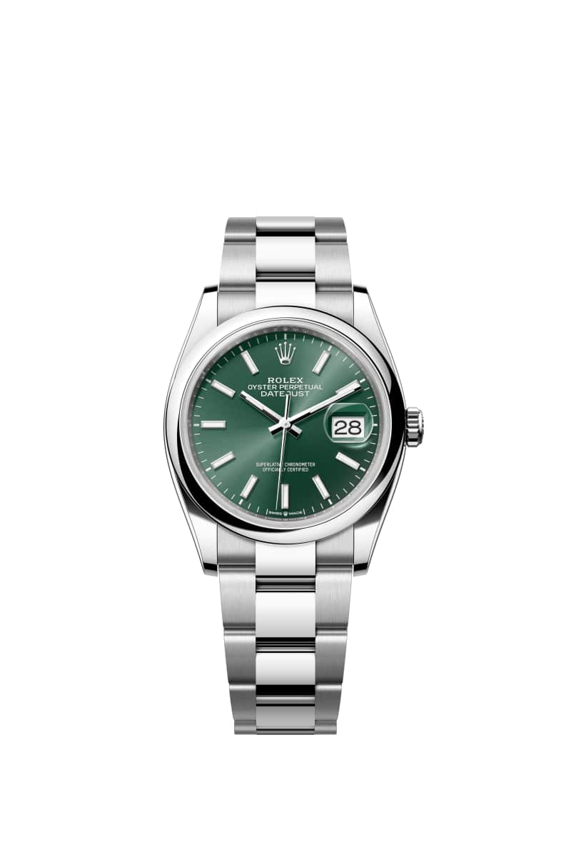 ROLEX 데이트저스트 36 126200 민트 그린 다이얼 오이스터스틸