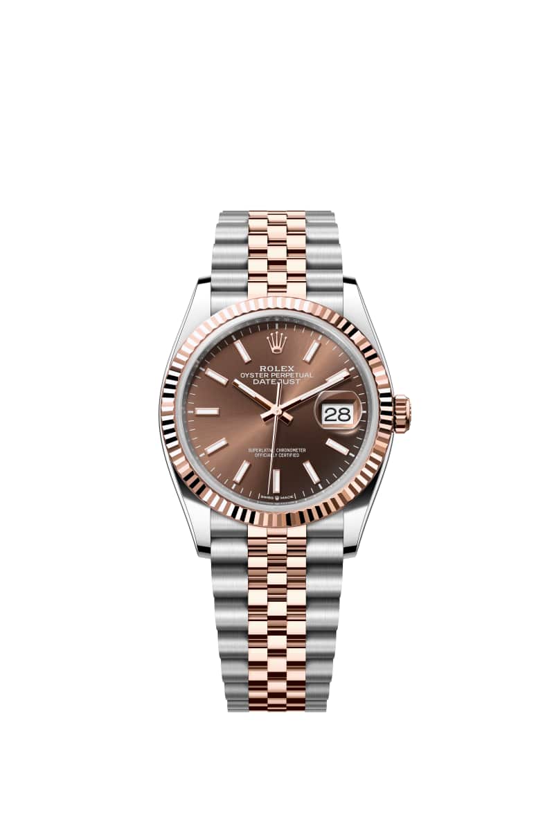 ROLEX ๋ฐ์ดํธ์ ์คํธ 36 126231 ์ด์ฝ๋ ๋ค์ด์ผ ์ค์ด์คํฐ์คํธ๊ณผ ์๋ฒ๋ก์ฆ Gold