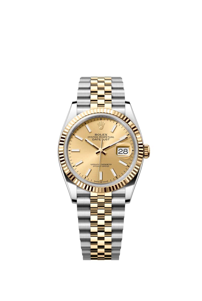 ROLEX 데이트저스트 36 126233 샴페인 Color 다이얼 오이스터스틸과 옐로우 Gold