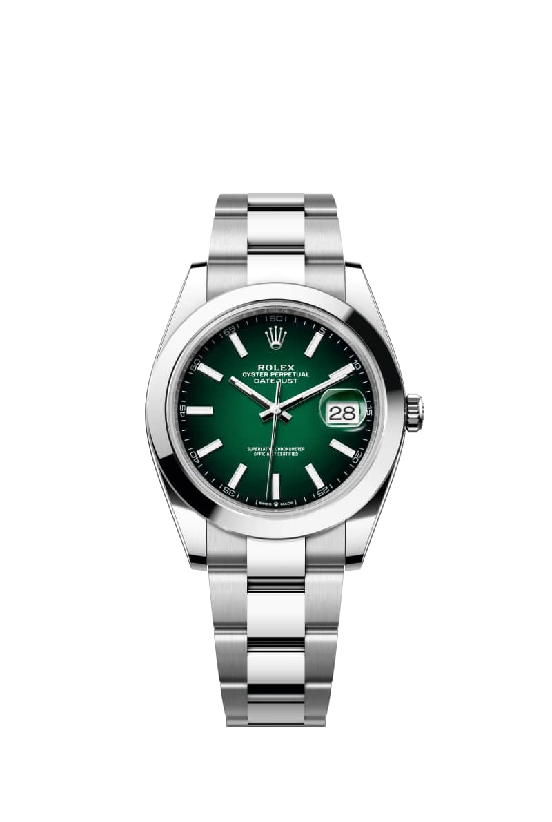 ROLEX ๋ฐ์ดํธ์ ์คํธ 41 126300 ๊ทธ๋ฆฐ ์ด๋ธ๋ ๋ค์ด์ผ ์ค์ด์คํฐ์คํธ