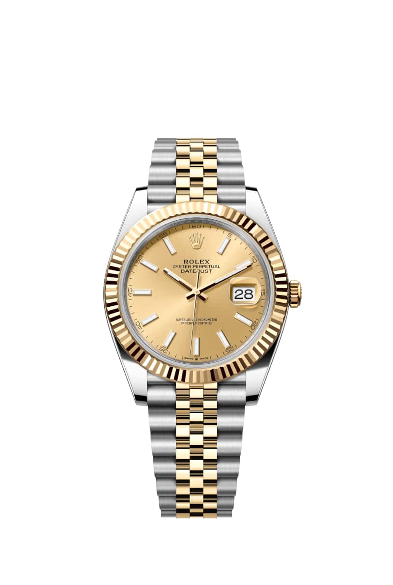 ROLEX 데이트저스트 41 126333 샴페인 Color 다이얼 오이스터스틸과 옐로우 Gold