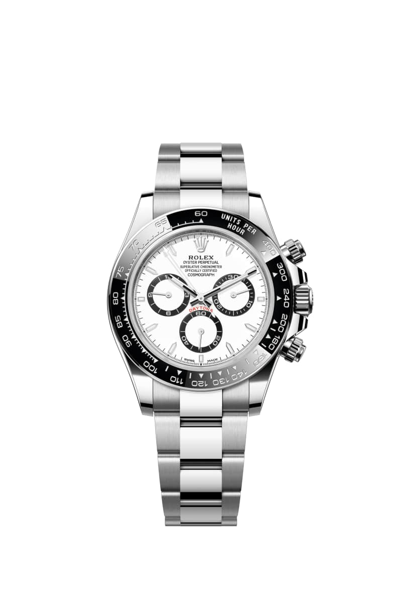 ROLEX 코스모그래프 데이토나 40 126500LN White, Black 카운터 링 다이얼 오이스터스틸