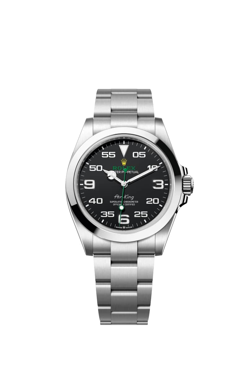 ROLEX 에어-킹 40 126900 Black 다이얼 오이스터스틸