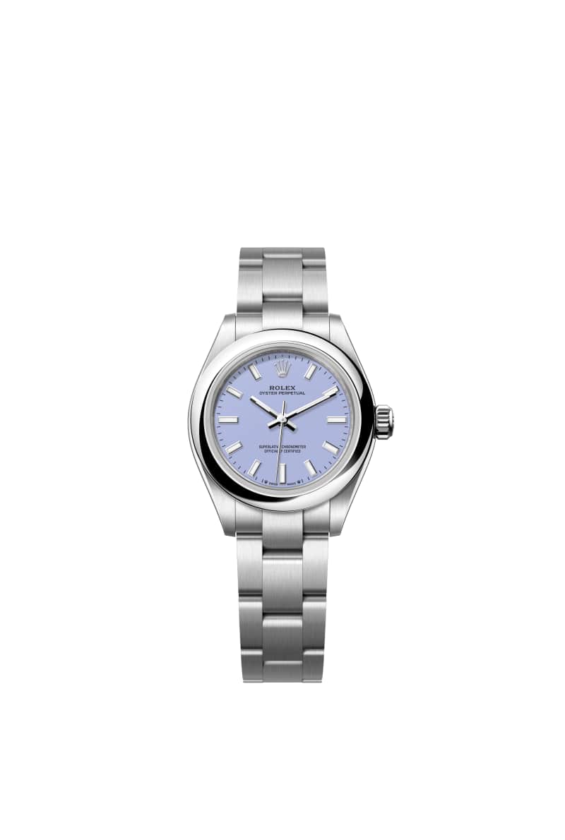 ROLEX 오이스터 퍼페츄얼 28 276200 라벤더 다이얼 오이스터스틸