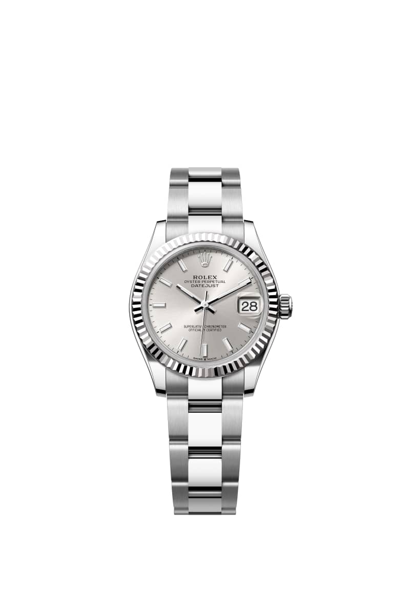 ROLEX 데이트저스트 31 278274 Silver 다이얼 오이스터스틸과 White Gold