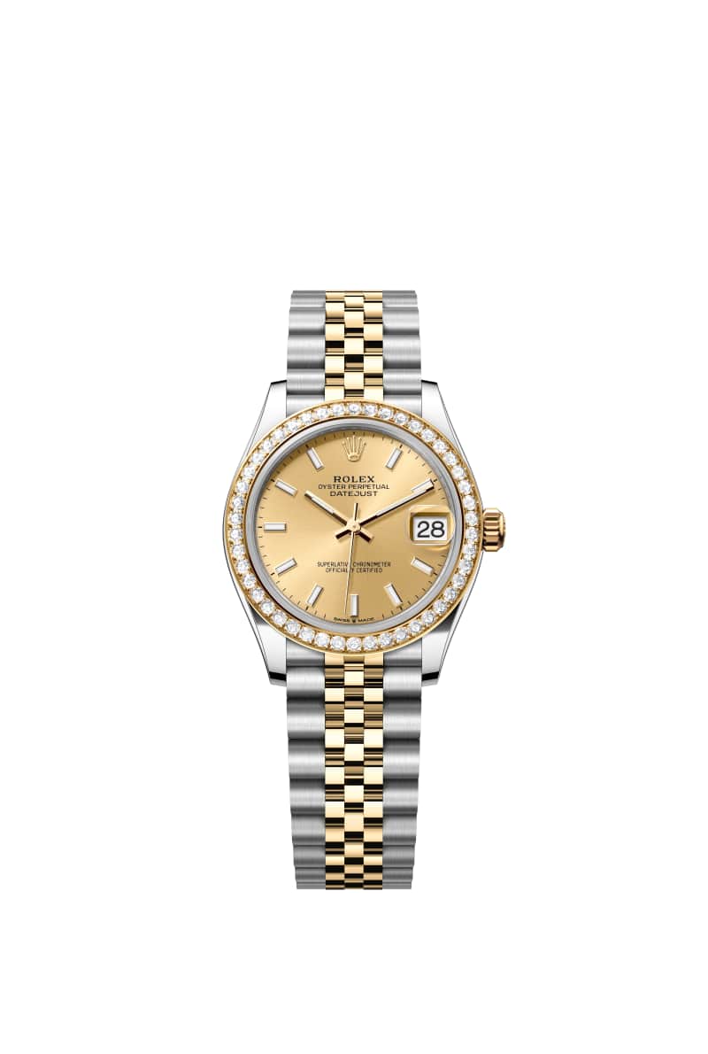 ROLEX 데이트저스트 31 278383RBR 샴페인 Color 다이얼 오이스터스틸과 옐로우 Gold