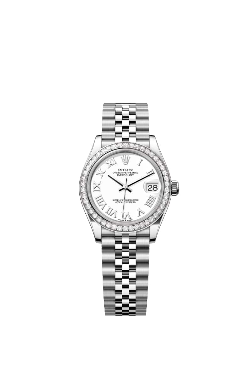 ROLEX ๋ฐ์ดํธ์ ์คํธ 31 278384RBR White ๋ค์ด์ผ ์ค์ด์คํฐ์คํธ๊ณผ White Gold