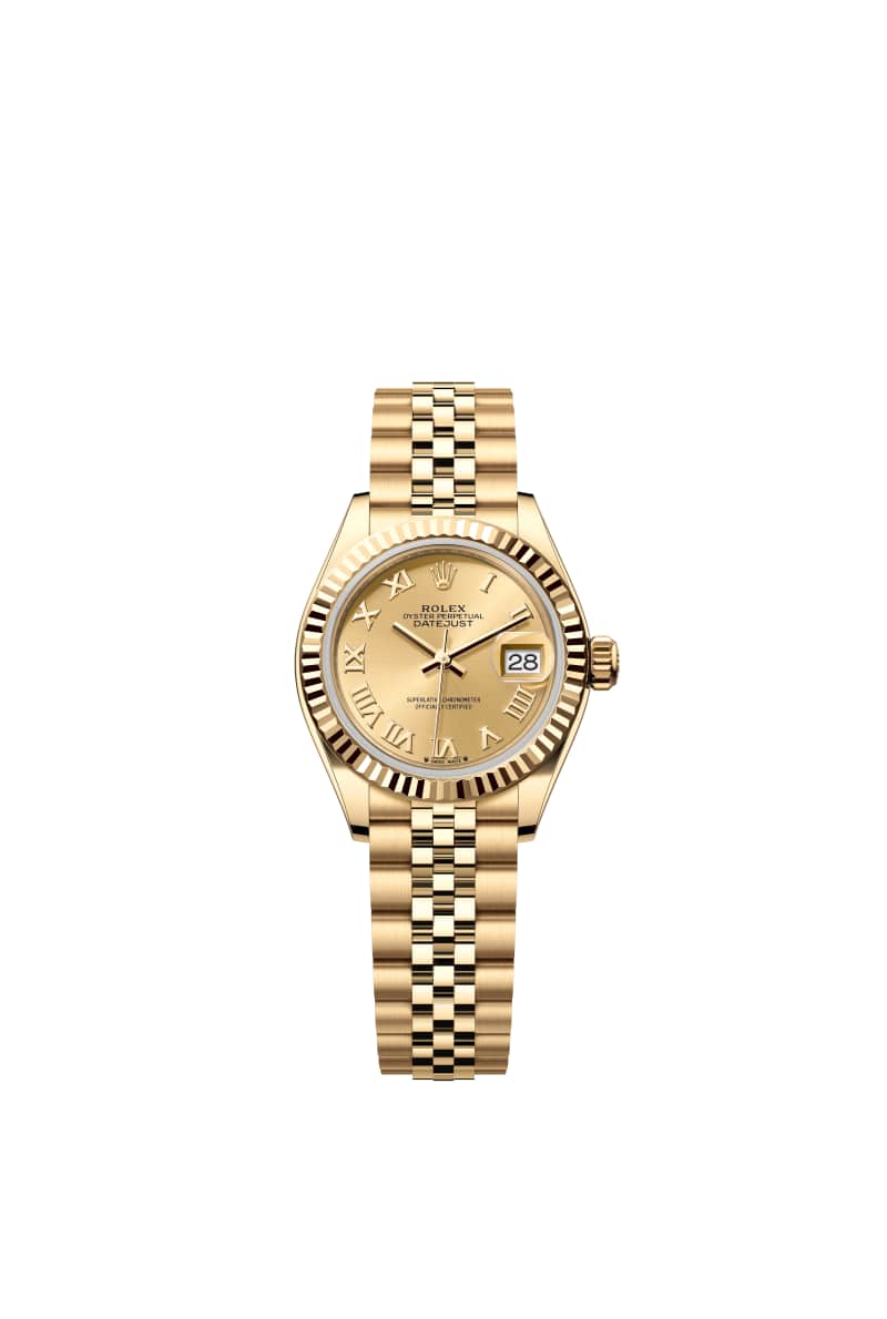 ROLEX Lady-데이트저스트 28 279178 샴페인 Color 다이얼 18캐럿 옐로우 Gold