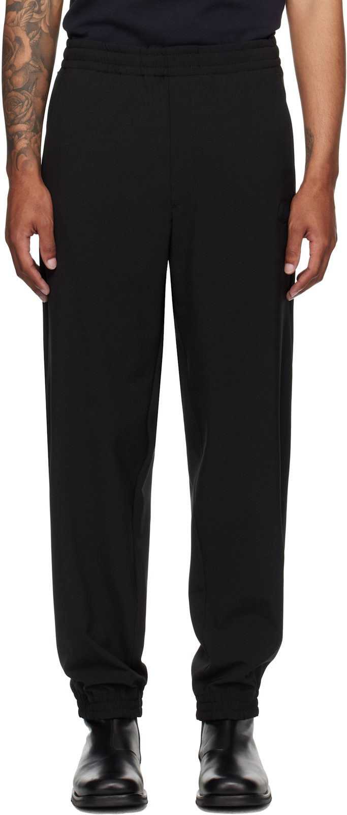 Black Logo Jogging Sweatpants 252111M191044