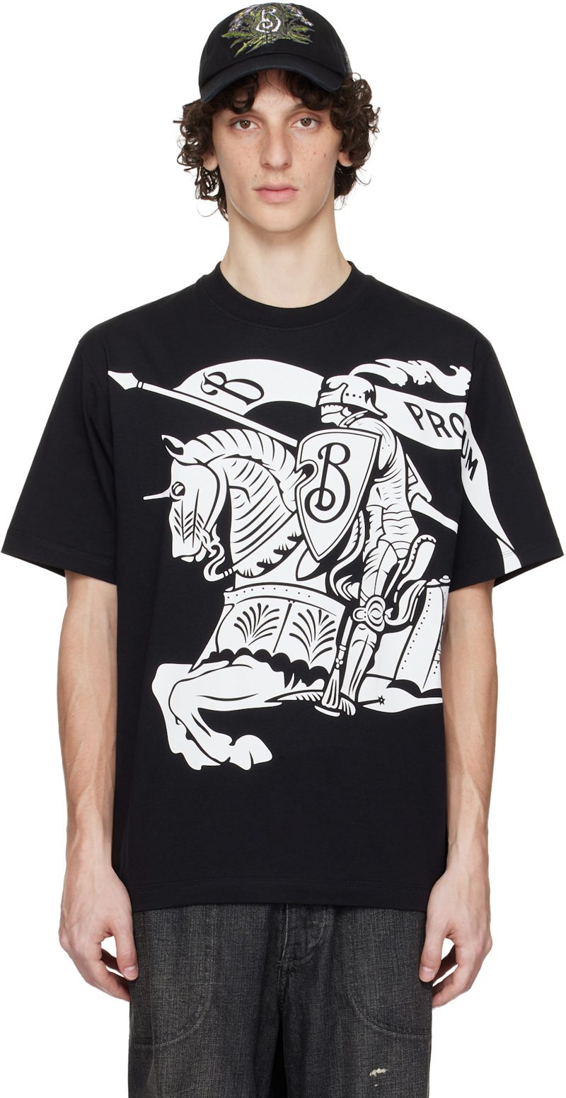 Black EKD Cotton T-shirt 252376M213006