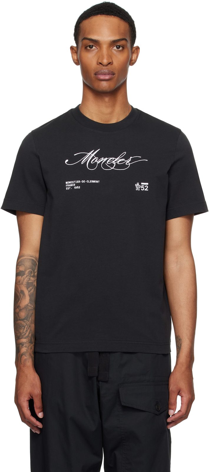 Black Archivio Creativo T-shirt 252111M213050