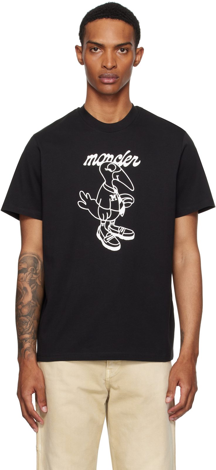 Black Archivio Creativo T-shirt 252111M213051