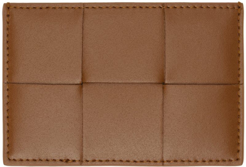 Brown Cassette Credit Card Holder 241798F037020