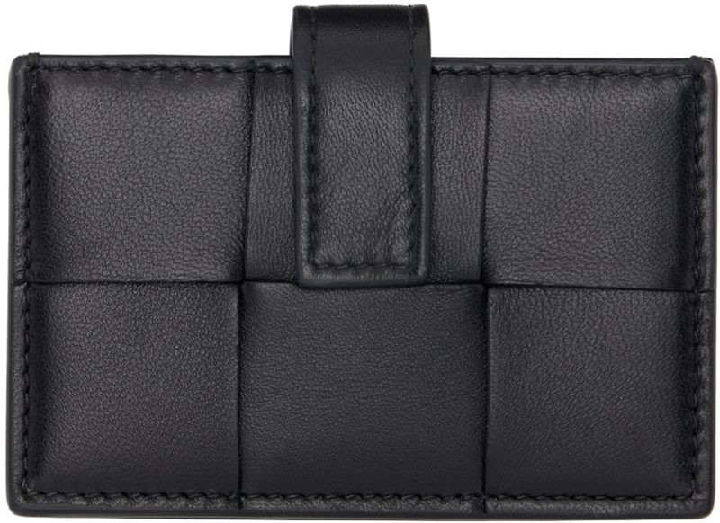 Black Accordion Card Holder 242798F037007