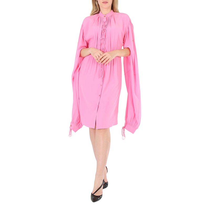 Ladies Bubblegum Pink Joyce Silk Dress