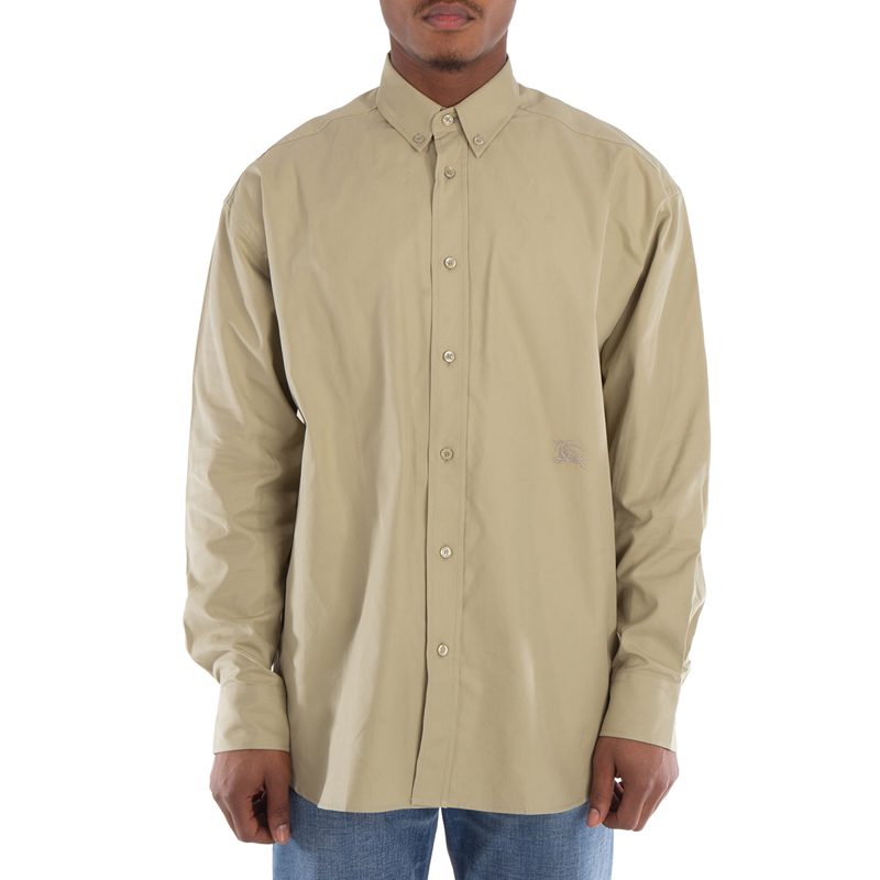 Logo-Embroidered Cotton Shirt