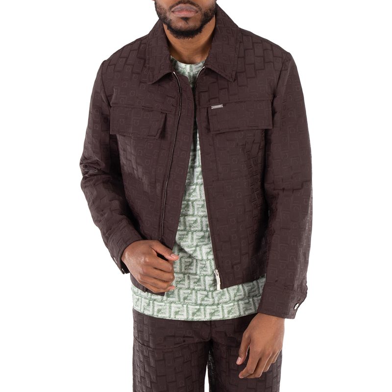 Monogram Jacquard Blouson Jacket