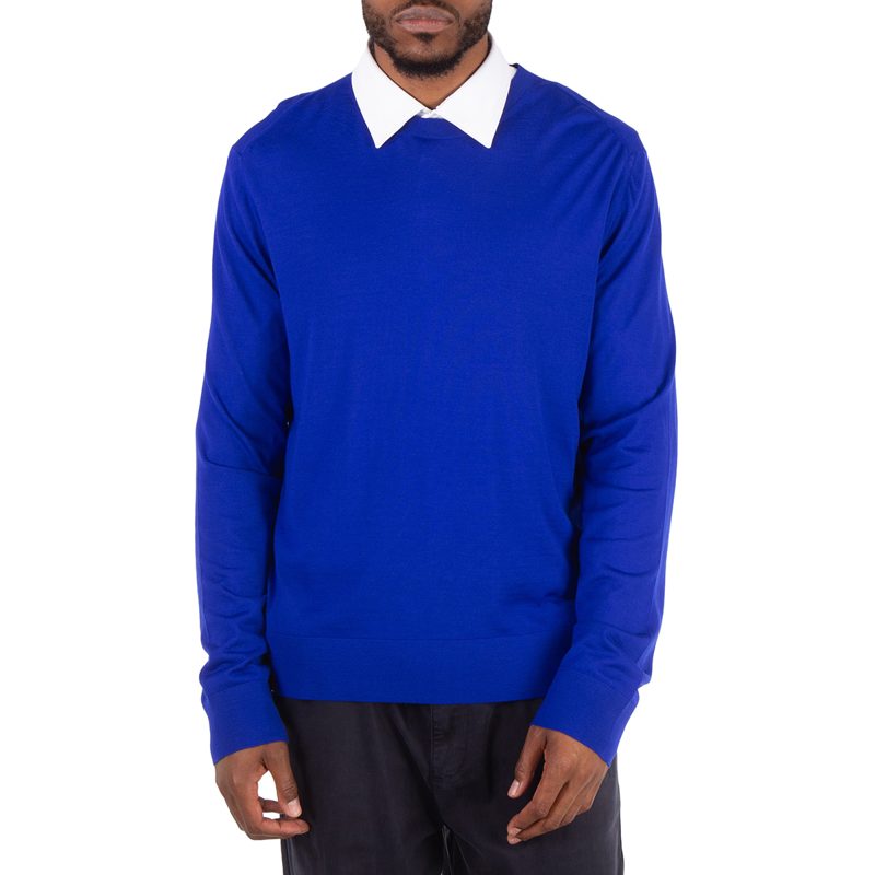 Long-Sleeve Wool Sweater
