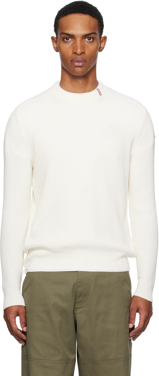 오프화이트 Crew Neck Sweater 252111M201000