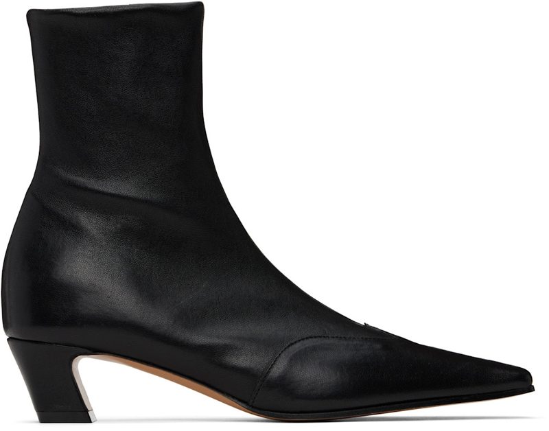 Black Nevada Stretch Low Boots 251914F113004