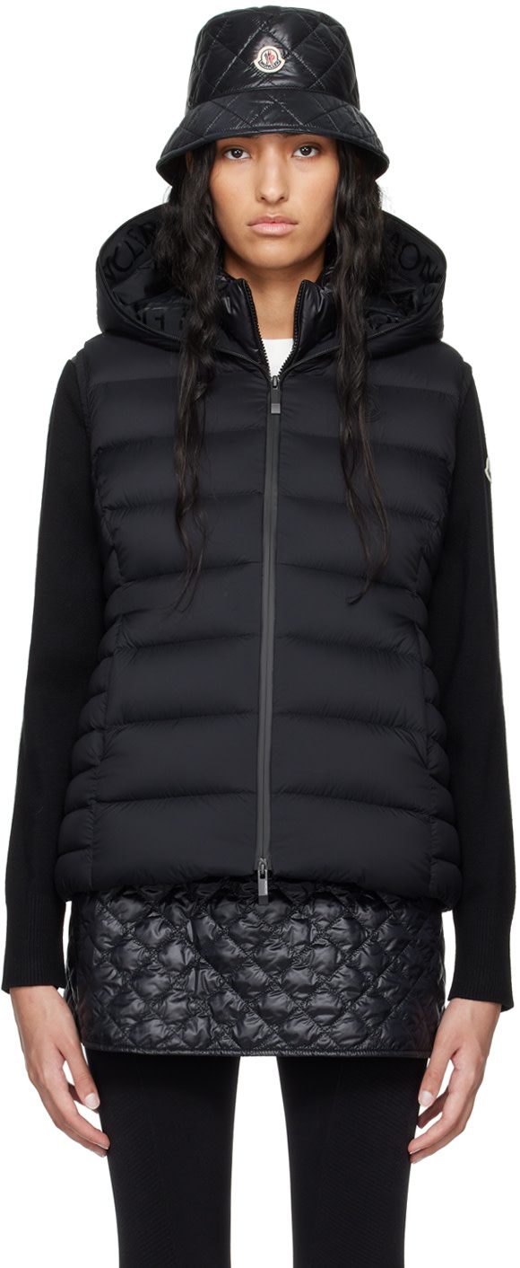 Black Barraux Down Vest 242111F061030