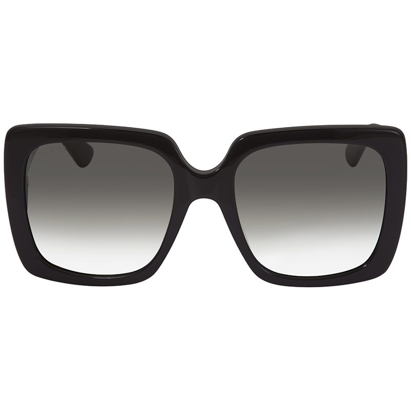 Grey Square Ladies Sunglasses GG0418S 001 54