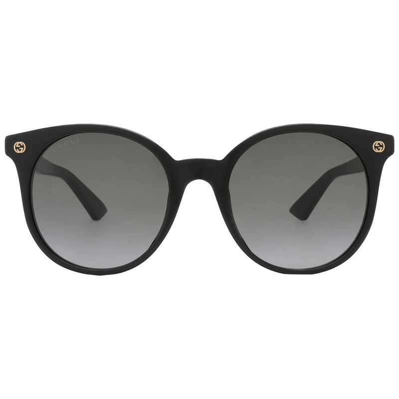 Grey Gradient Round Ladies Sunglasses GG0091S 001 52