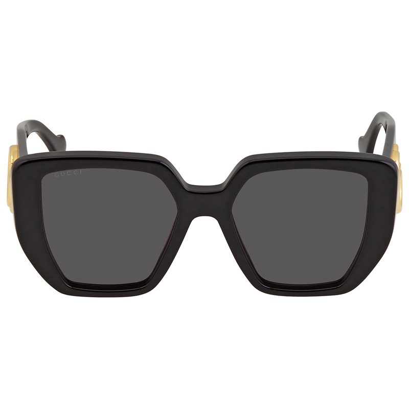 Grey Geometric Ladies Sunglasses GG0956S 003 54