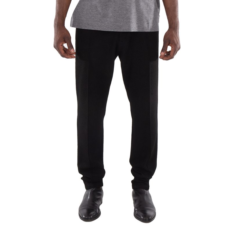 Emporio Armani Knitted Cotton Blend Trousers