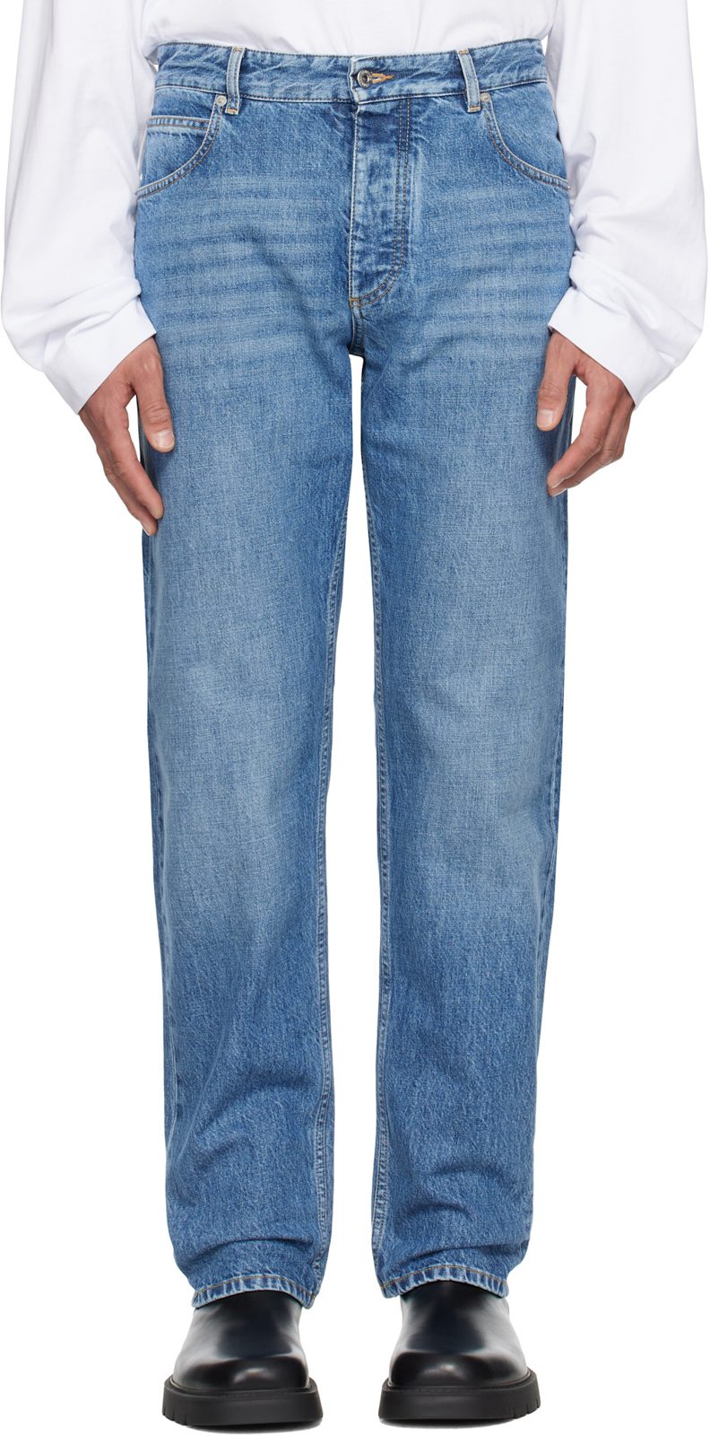 Indigo Straight Jeans 251798M186002