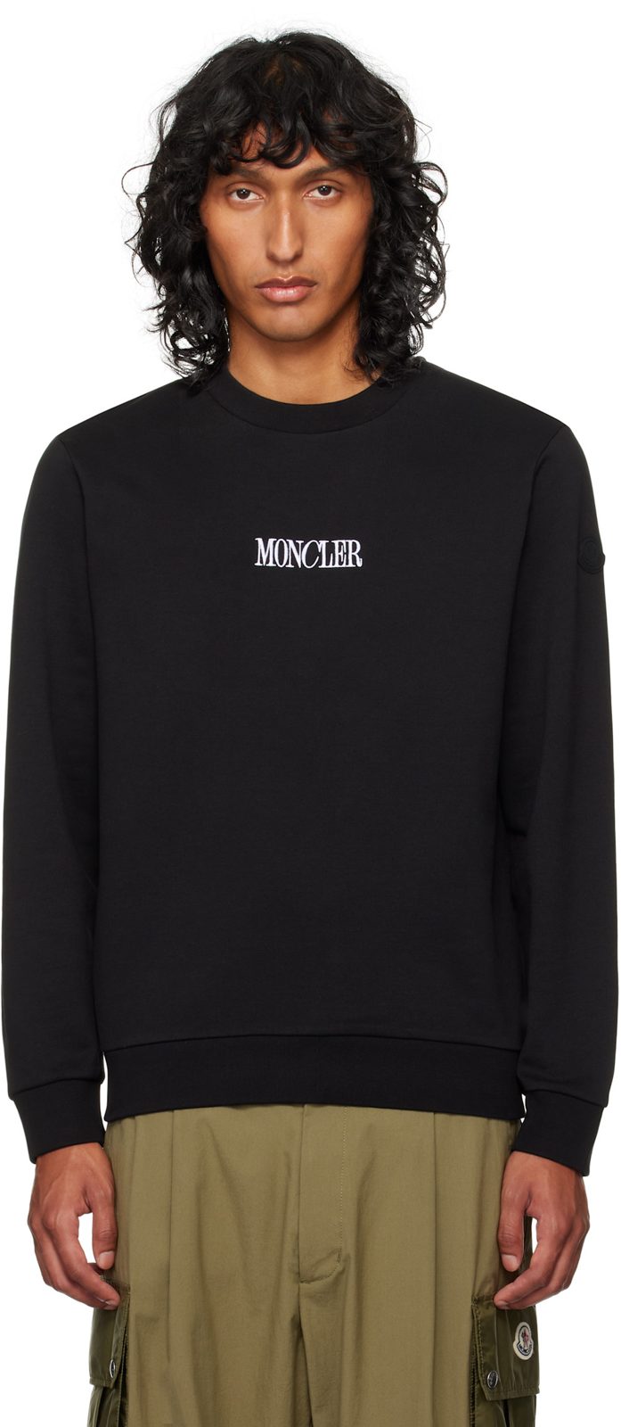 Black Logo Sweatshirt 242111M204049