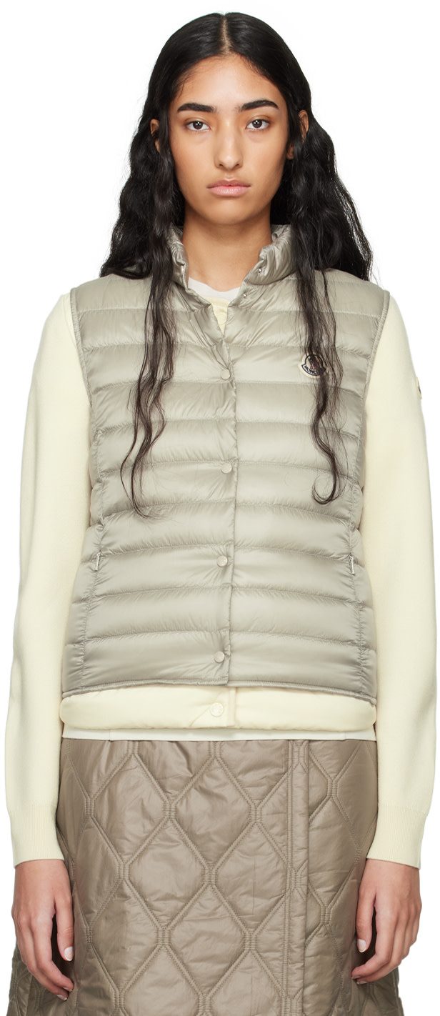 Gray Liane Down Vest 242111F061007