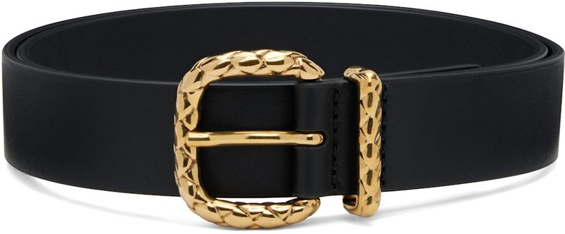 Black Coaxial Loop Belt 252798M131003