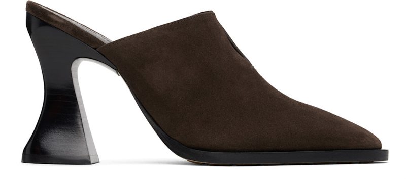 Brown Cha-Cha Mules 251798F122002