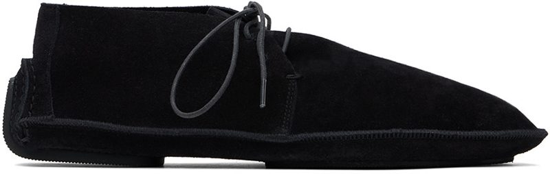 The Row Black Lucca Desert Boots 241359M231008