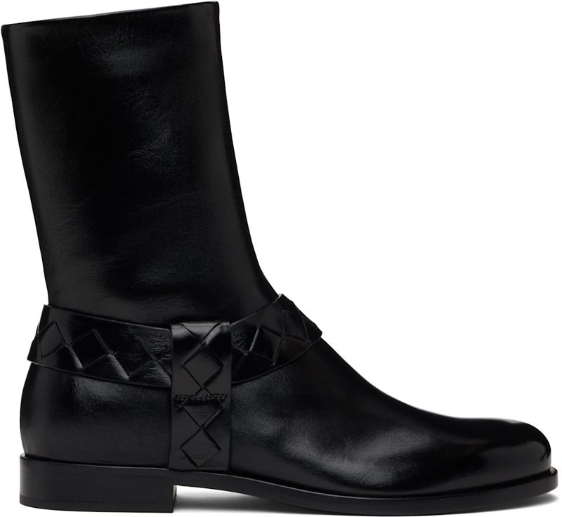 Black Achille Boots 251798M222002