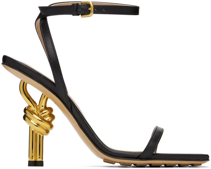 Black Knot Sandals 241798F125008