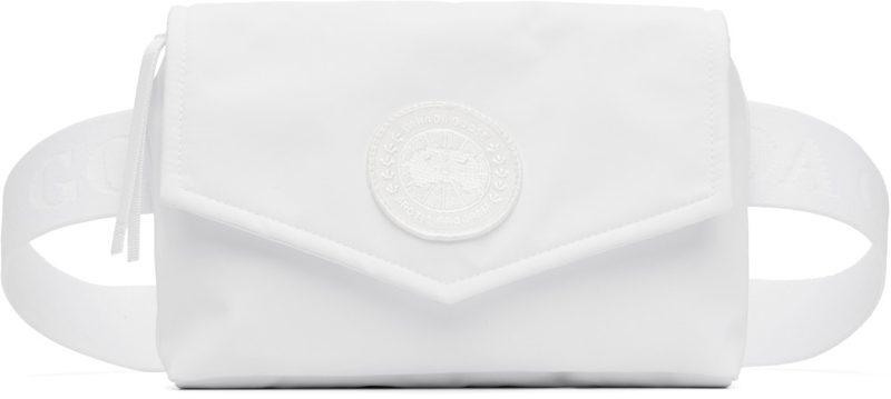 White Mini Waist Pack Belt Bag 252014M171002