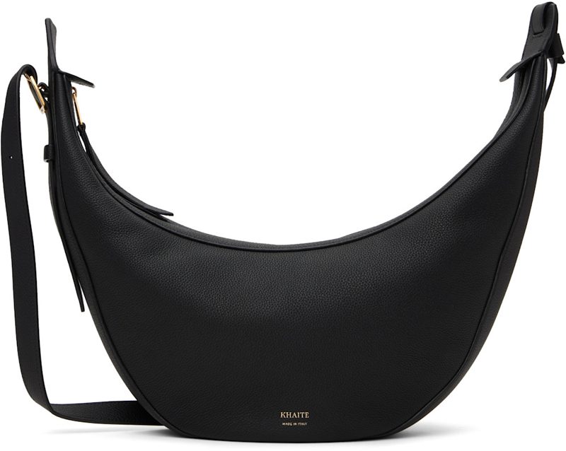 Black Small Augustina Crossbody Bag 251914F048013