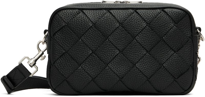 Black Small Intrecciato Camera Bag 252798M170015