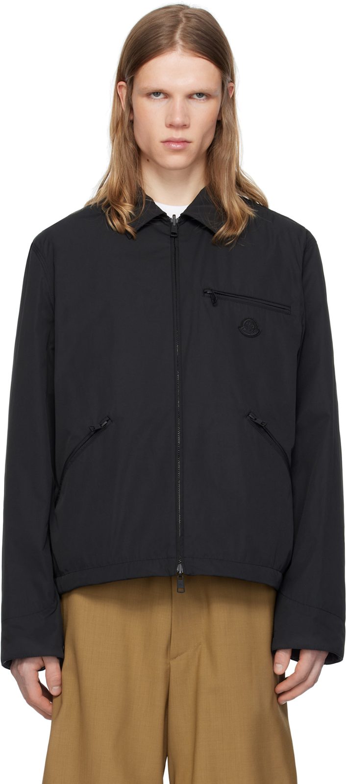 Black Cidone Reversible Down Overshirt 251111M180051