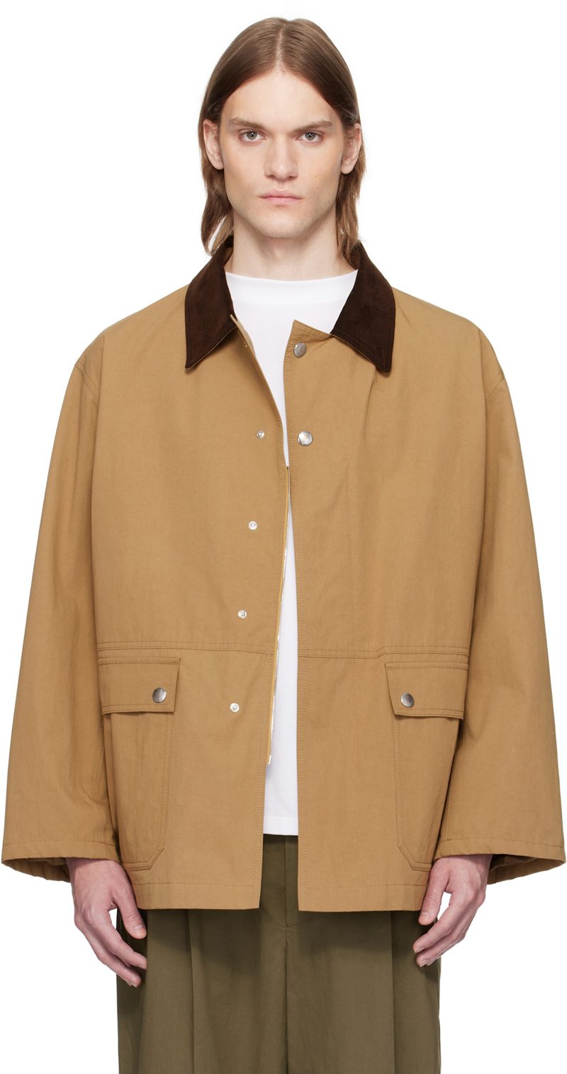 The Row Tan Frank Jacket 251359M180003