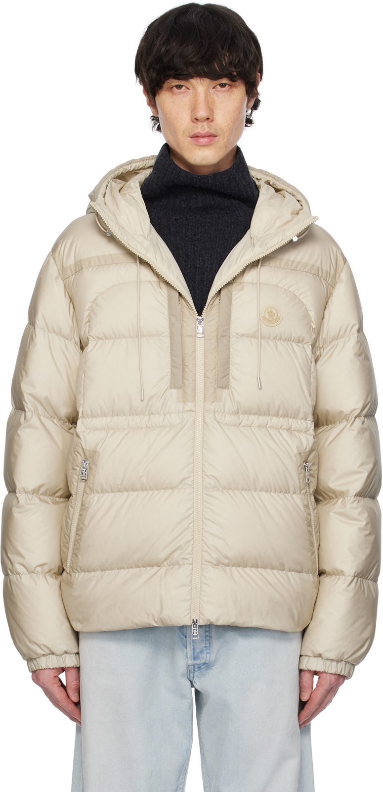 Beige Archivio Creativo Orfet Down Jacket 251111M178019