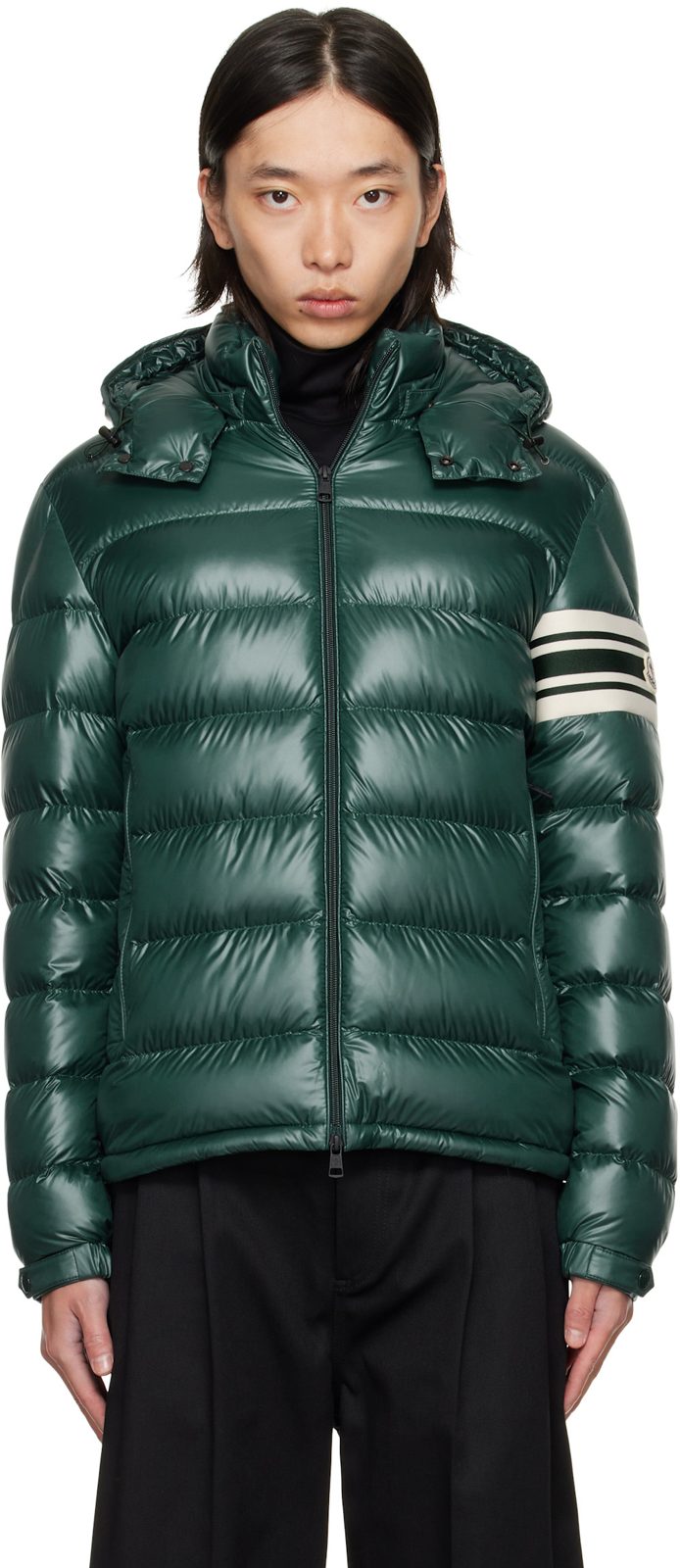Green Archivio Landre Down Jacket 252111M178033