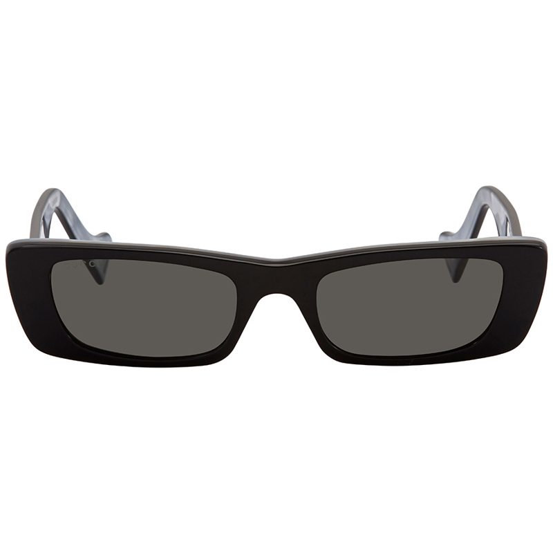 Grey Rectangular Ladies Sunglasses GG0516S 001 52