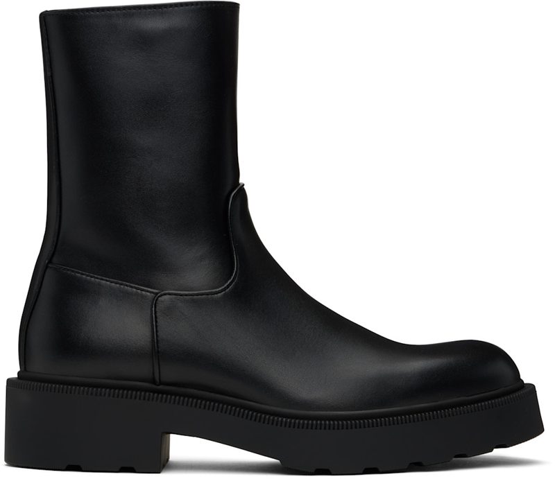The Row Black Nobilis TR Boots 251359F114000